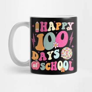 Happy 100 Days Of School Retro Disco 100th Day of School Mug